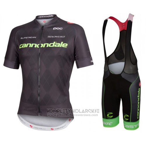 2016 Odziez Rowerowa Cannondale Czarny Krotkie Rekawy i Rowerowe Szelkach